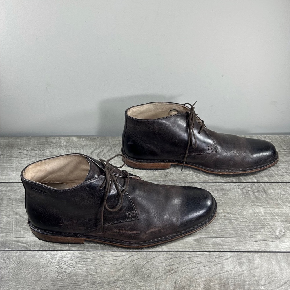 Sebago Tremont Mahogany Chukka Lace Up Brown Leather Work Shoes Boots Size 12